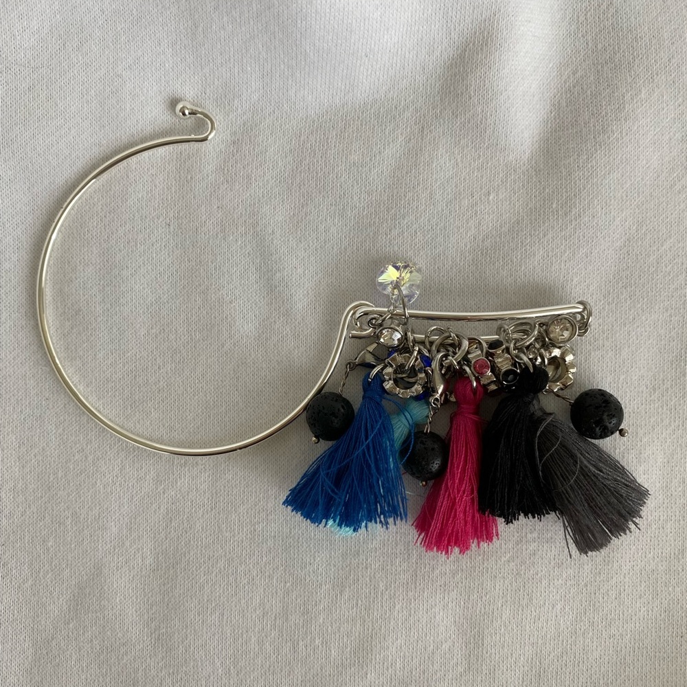 New Handcrafted Tassel Hinged Bangle - image 4